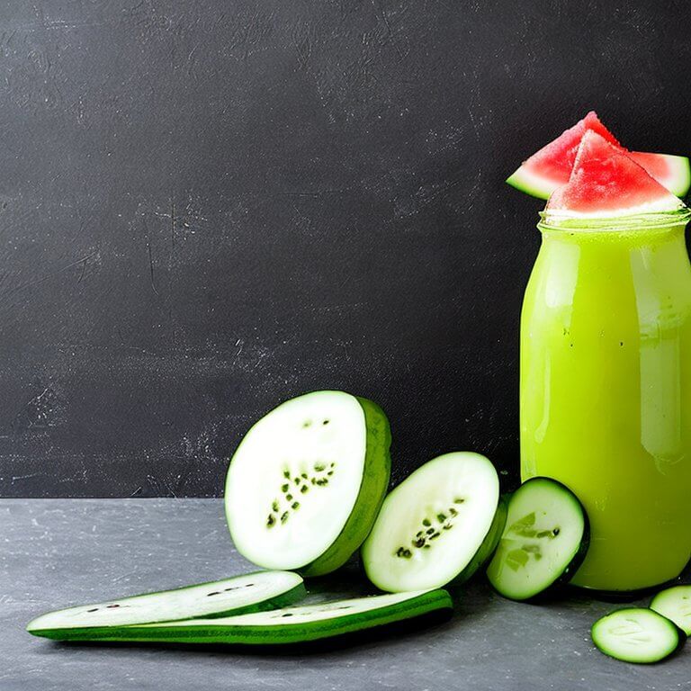 Wassermelonen-Gurken-Saft Rezept